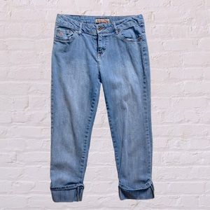 Paris Blues Light Blue Capris length Jeans